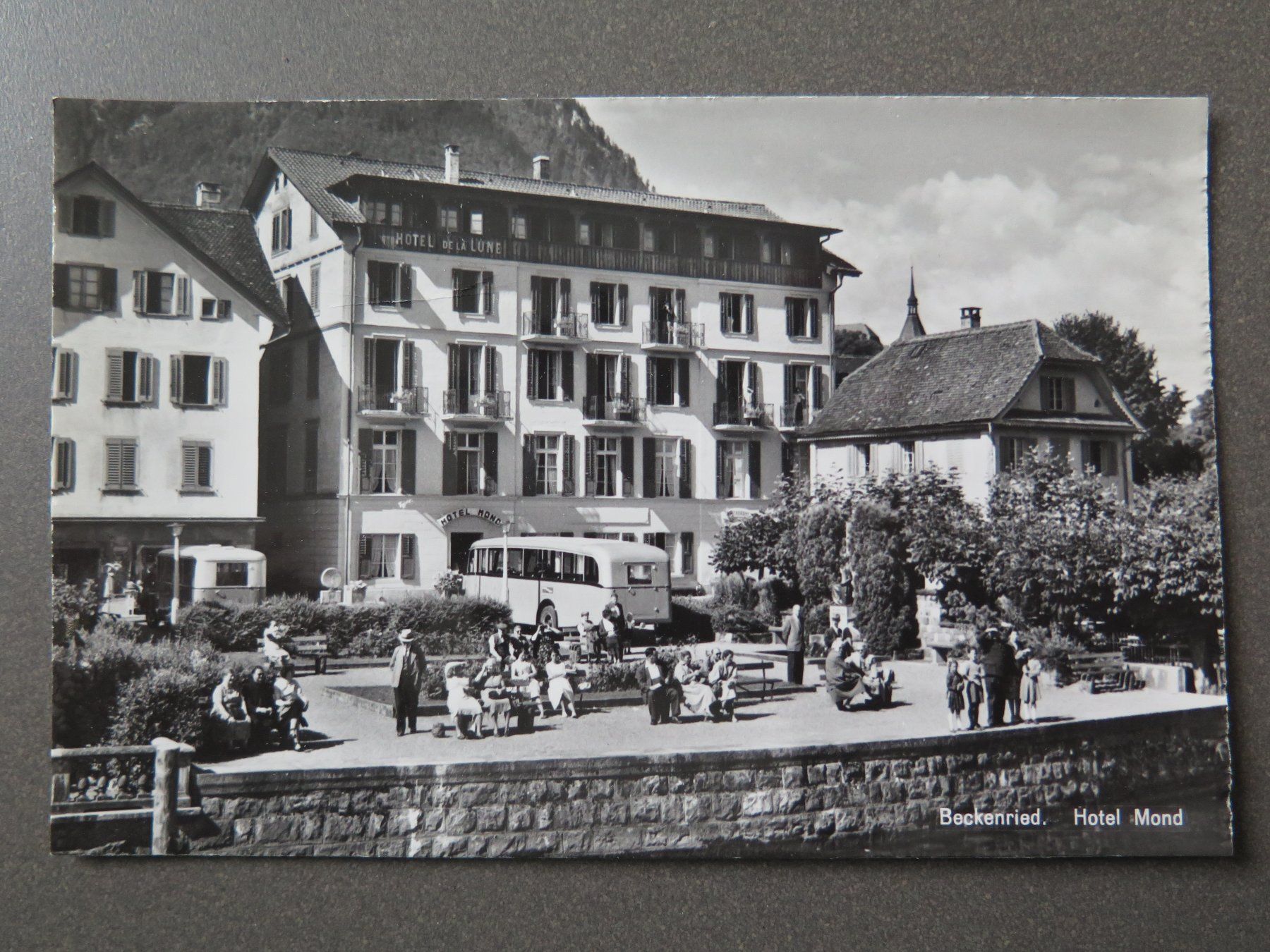 Cartes postales: BECKENRIED - HOTEL MOND - POSTAUTO – D'occasion à Wittenbach par lipasal
