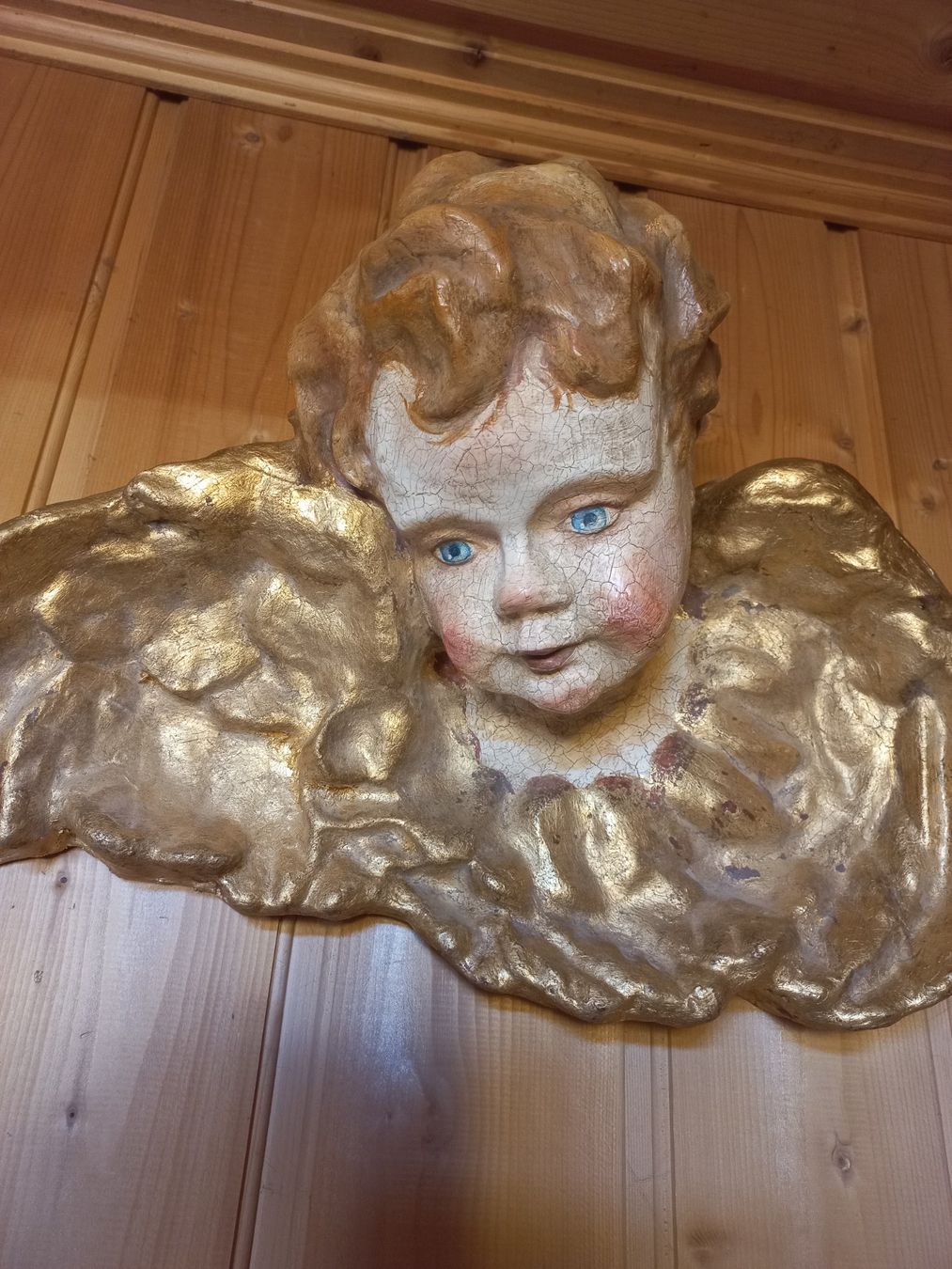 Sculptures & Statues: Engel aus Papmaché – D'occasion à Kirchenthurnen par N.R.Zima