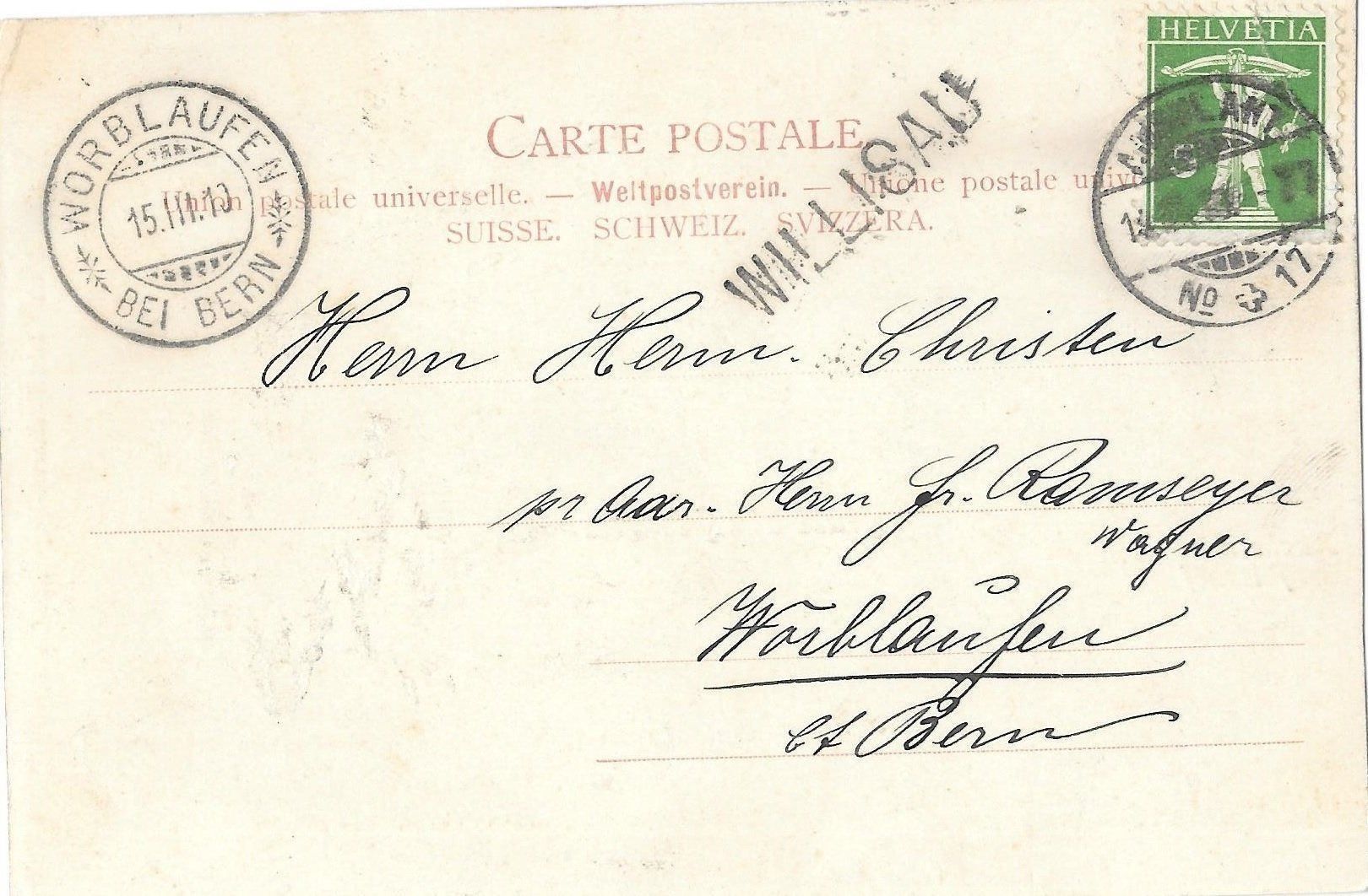 Cartoline postali: Menznau 2 Bilder – Usato da Olten venduto da clotaldi 1