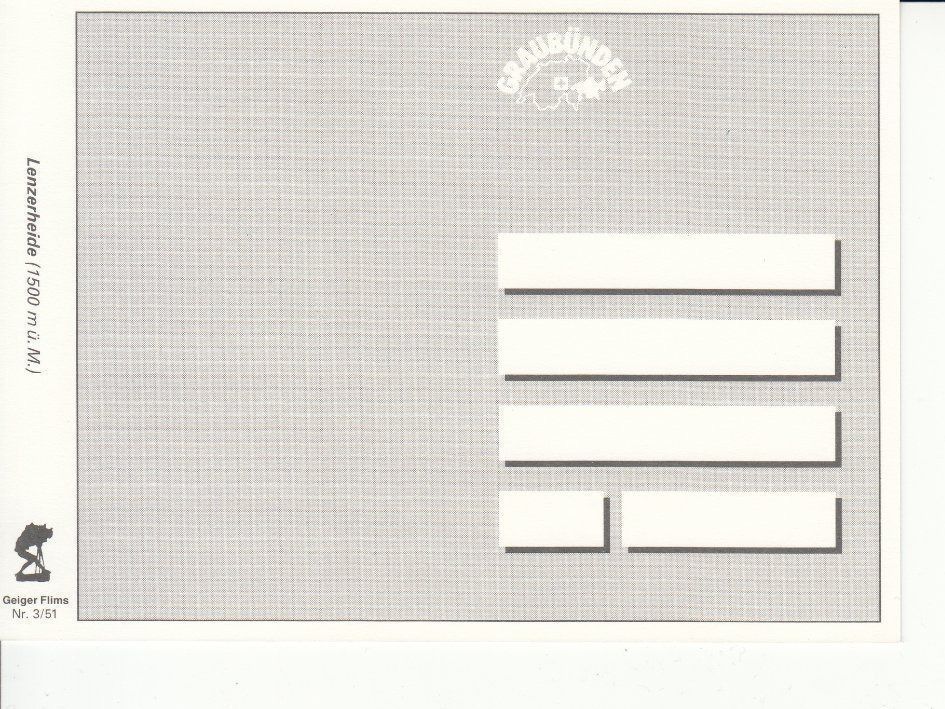 Cartoline postali: Lenzerheide / Valbella 7 um 1995 – Usato da Bürglen TG venduto da StampGraf 1