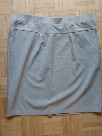 Jupe Rock hellgrau KAFFE 46 neu