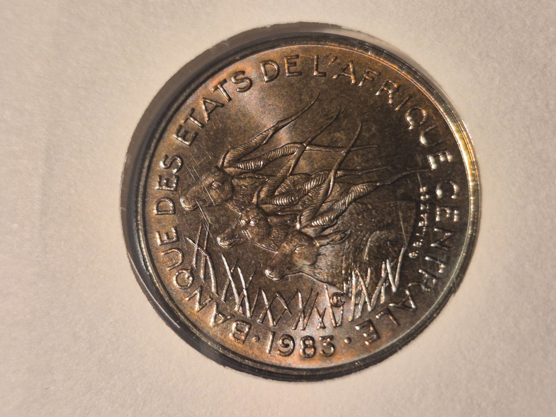 Tutti le monete: Numisbrief / Münzbrief     🪙   TSCHAD  1983 – Usato da Niederweningen venduto da Obson 2