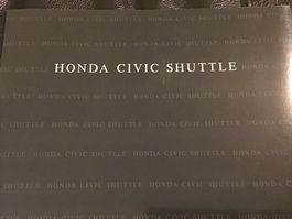 Honda Civic Shuttle Verkaufsprospekt 26 Seiten Januar 1990