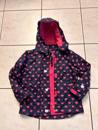 Regenjacke gefüttert mit Kapuze Gr. 110 bis 116