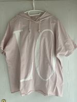 Shirt rosa mit Kapuze Gr L neu