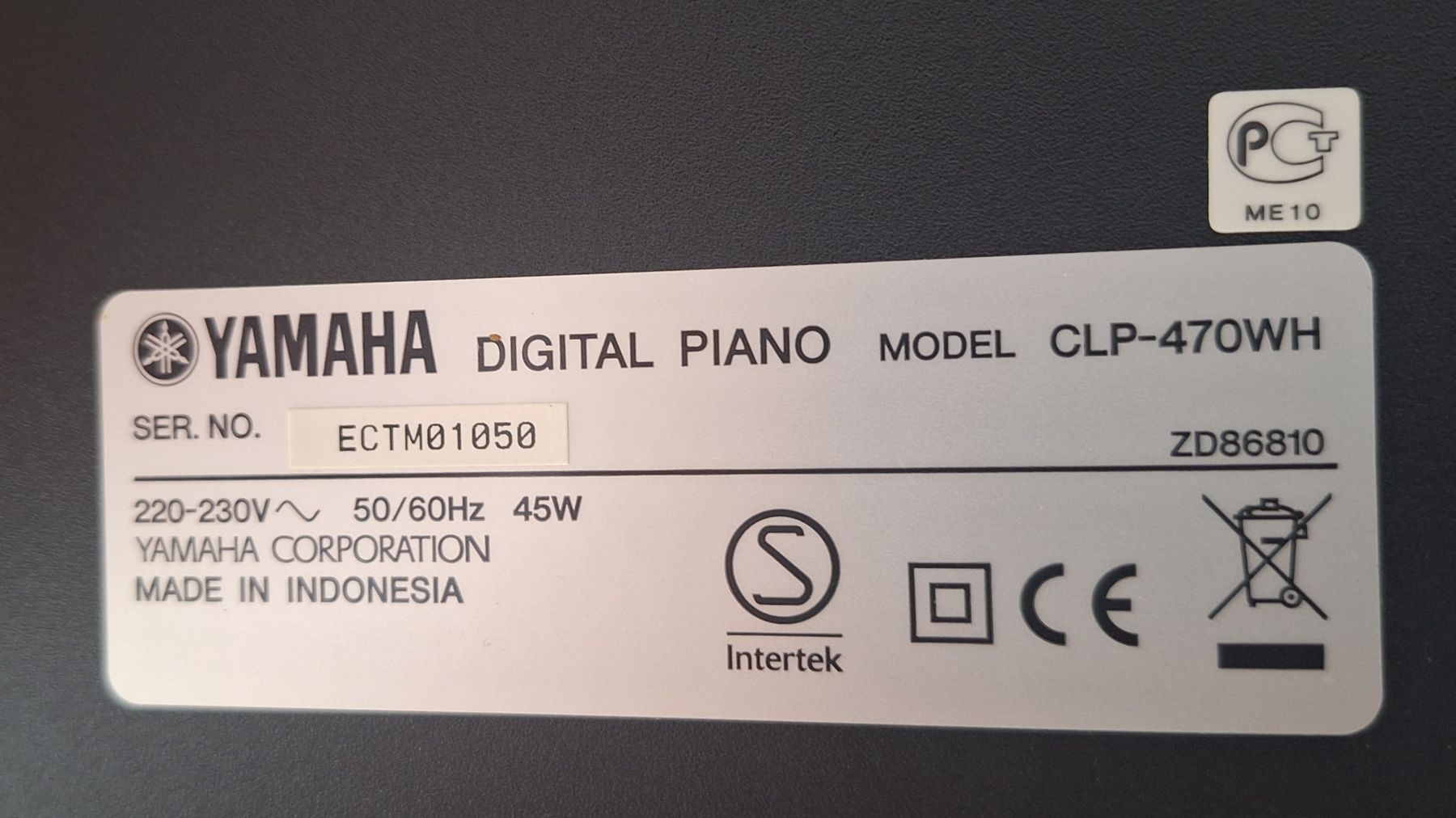 Yamaha Instruments de musique: Yamaha Clavinova CLP-470 WH – D'occasion à Hornussen par VeryGrumpy 8