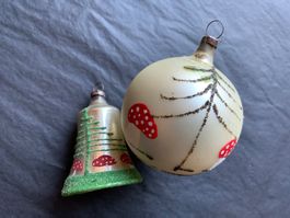 Alter Weihnachtsschmuck Pilz Ornamente
