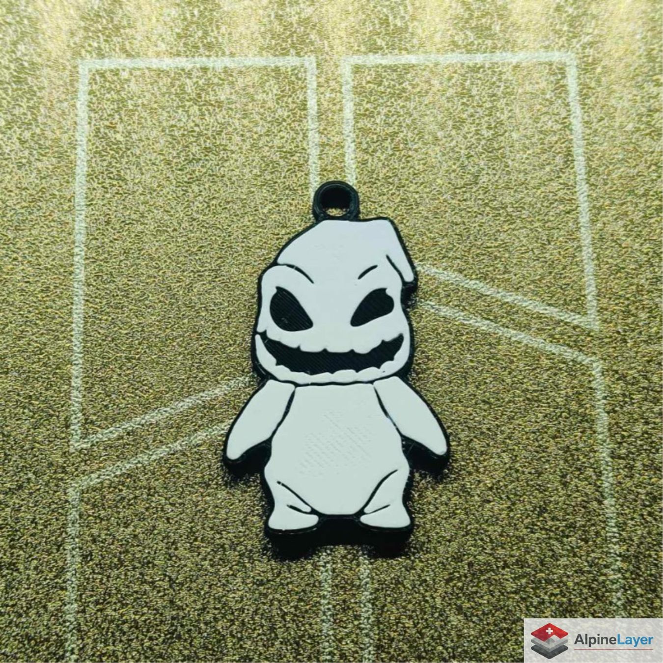 Portachiavi: Cute Ghost Keychain 3D Printed White Keyring – Nuovo (secondo la descrizione) da Losone venduto da AlpineLayer 1
