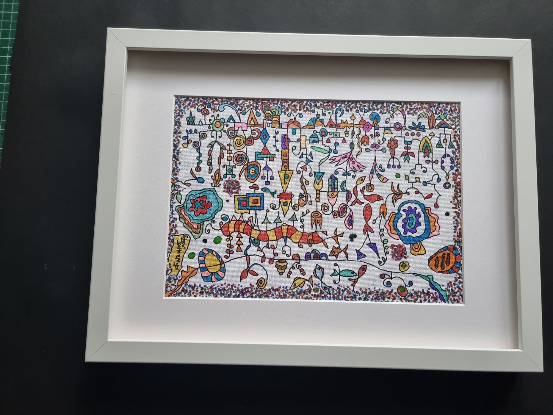 Dipinti: EDGAR BALTENSPERGER ORIGINAL ACRYL MISCHTECHNIK SIGNIERT – Usato da Gersau venduto da kunst-online 1