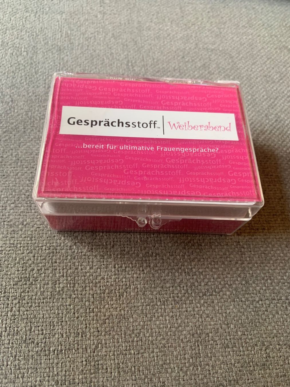 Giochi: Weiberabend Gesprächsstoff Spiel – Usato da Basel venduto da Interstellar85