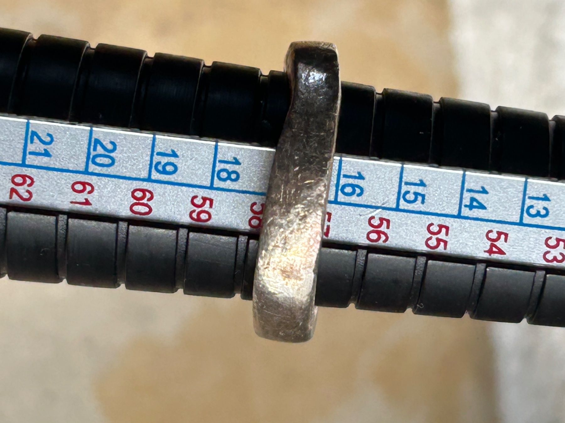 Anelli: Silberring mit blauem Emaille (Grösse 57.5) – Usato da Laufen venduto da belleskulptur 6