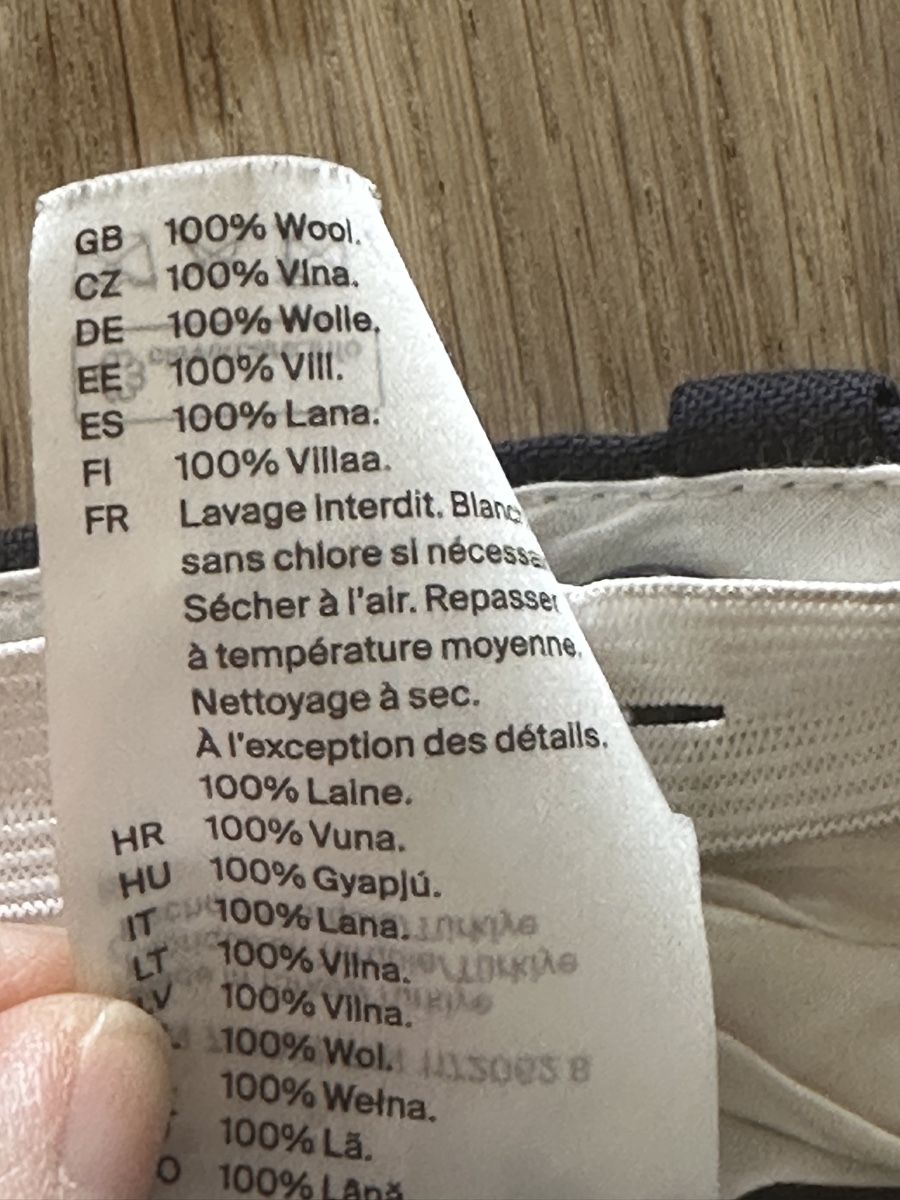 Cos Pantaloni: COS Culotte Hose Dunkelblau Gr. 34  – Usato da Bern venduto da Tana31 5