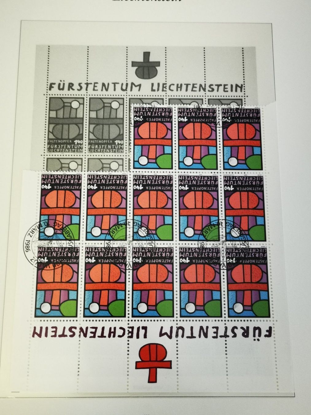Tutti i francobolli: FL ET Bogenteie 1983-1989 – Usato da Buttikon venduto da billigJackob 8