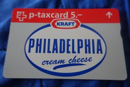 PTT P-Taxcard Philadelphia Cream Cheese 5.- Selten! Top! 56