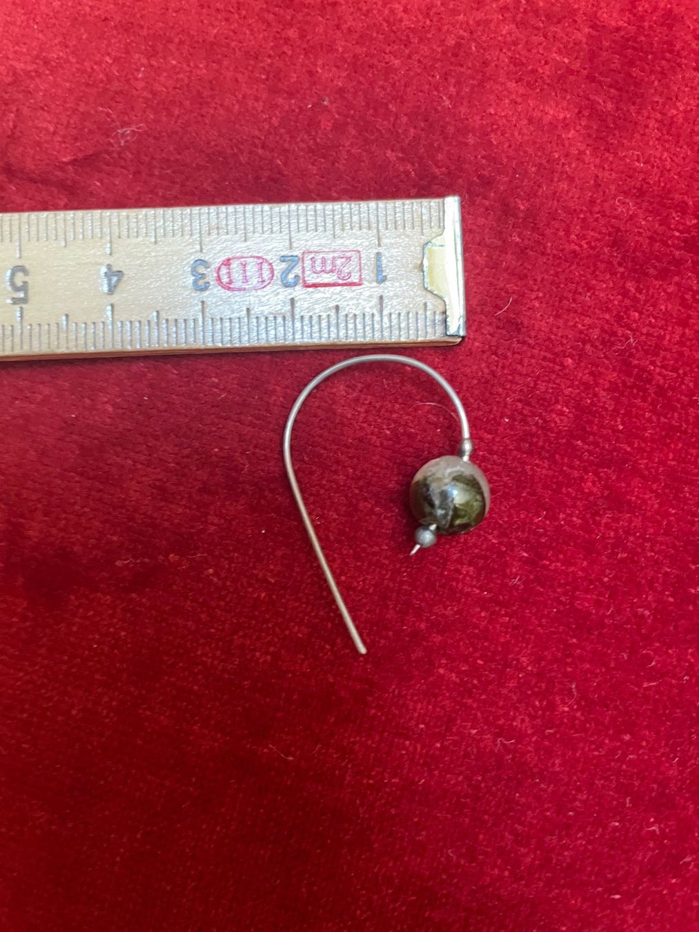Boucles d'oreille: 925er Silberohrringe handgefertigt mit echtem Stein – D'occasion à Biel/Bienne par ilariareda 1