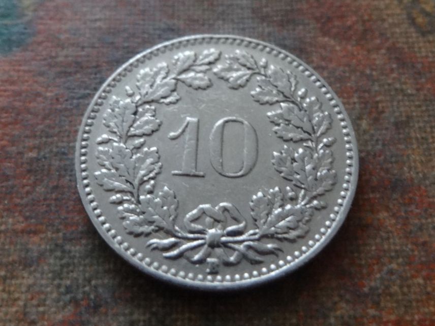 Tutti le monete: 10 Rp. 1934 – Usato da Romanel-sur-Lausanne venduto da Swift13 1