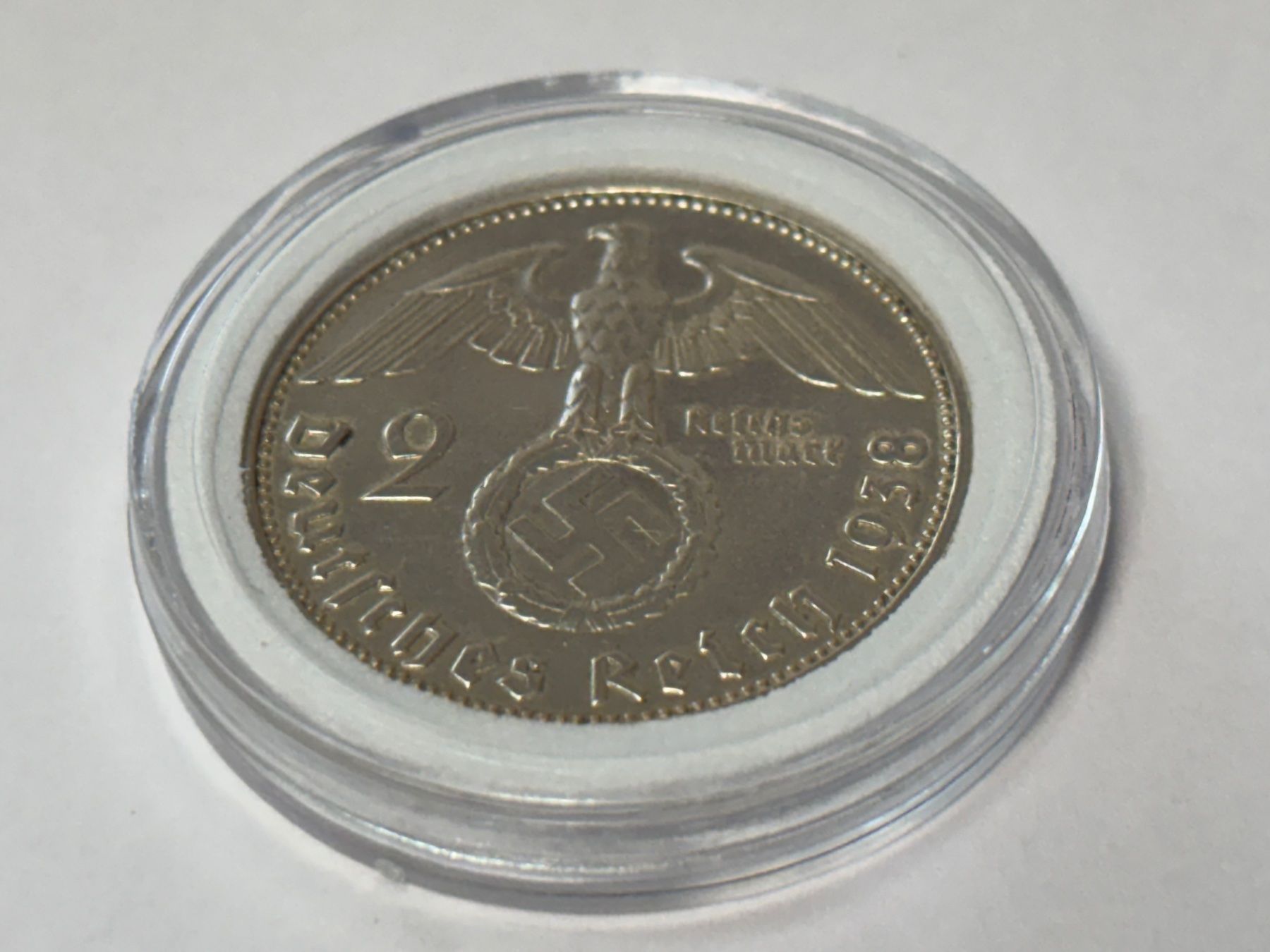 Tutti le monete: 2 Mark 1938 E Hindenburg deutsches Reich Silber – Usato da Fulenbach venduto da Foxi1266 4