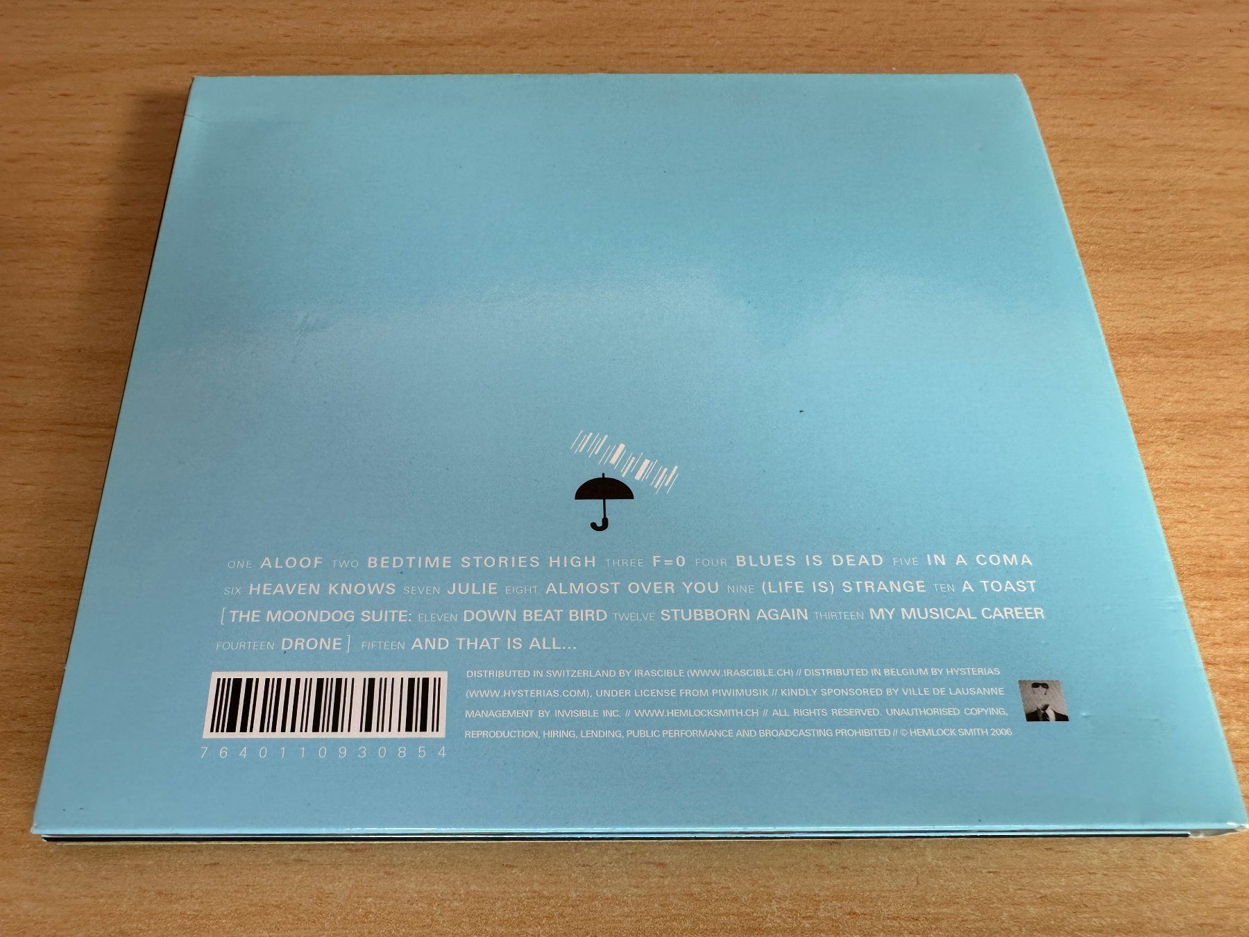 CD: Hemlock Smith – Umbrella Fitz & Gerald – Usato da Rikon im Tösstal venduto da Alpenmutz 1