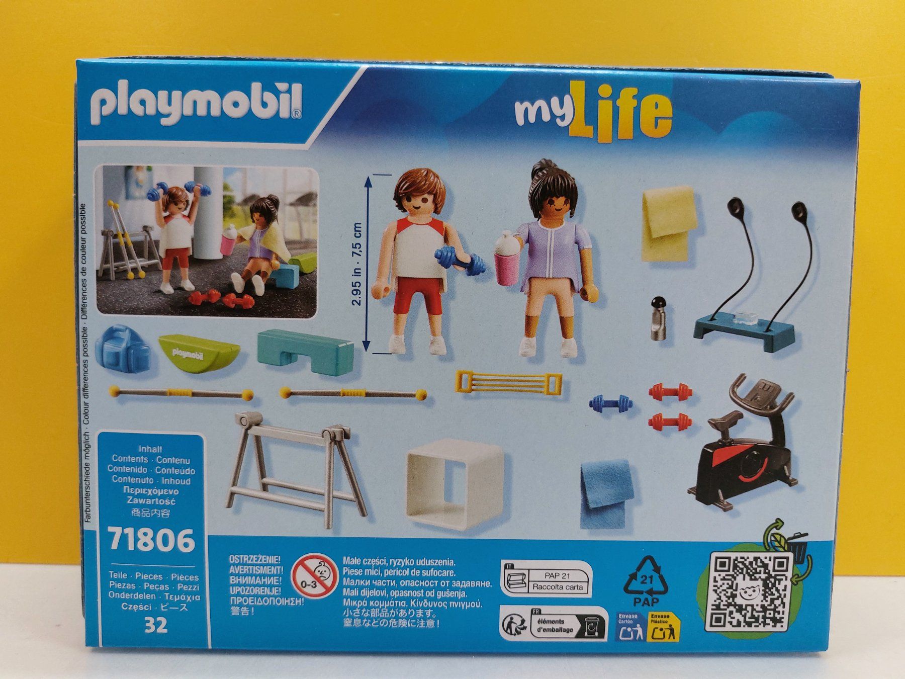 Playmobil Spielzeuge: PLAYMOBIL 71806 Fitnesstraining - Fitness NEU – Neu und originalverpackt aus St.Gallen von TinasBauundSpiel 1