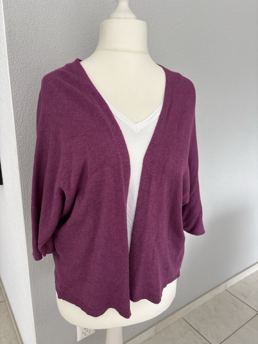 Jacken: Cardigan, warmer pflaumeton, Gr. M – Neu (gemäss Beschreibung) aus Rothenburg von Momo1302