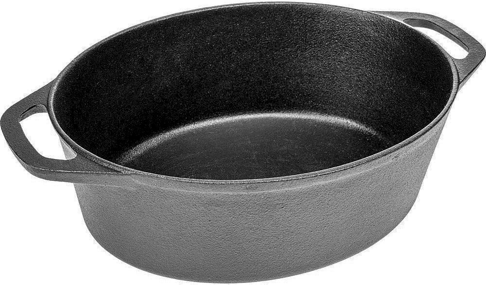 Töpfe: Bräter Gusseisen mit Deckel oval 5,5l – Neu und originalverpackt aus Bottighofen von zaap 1