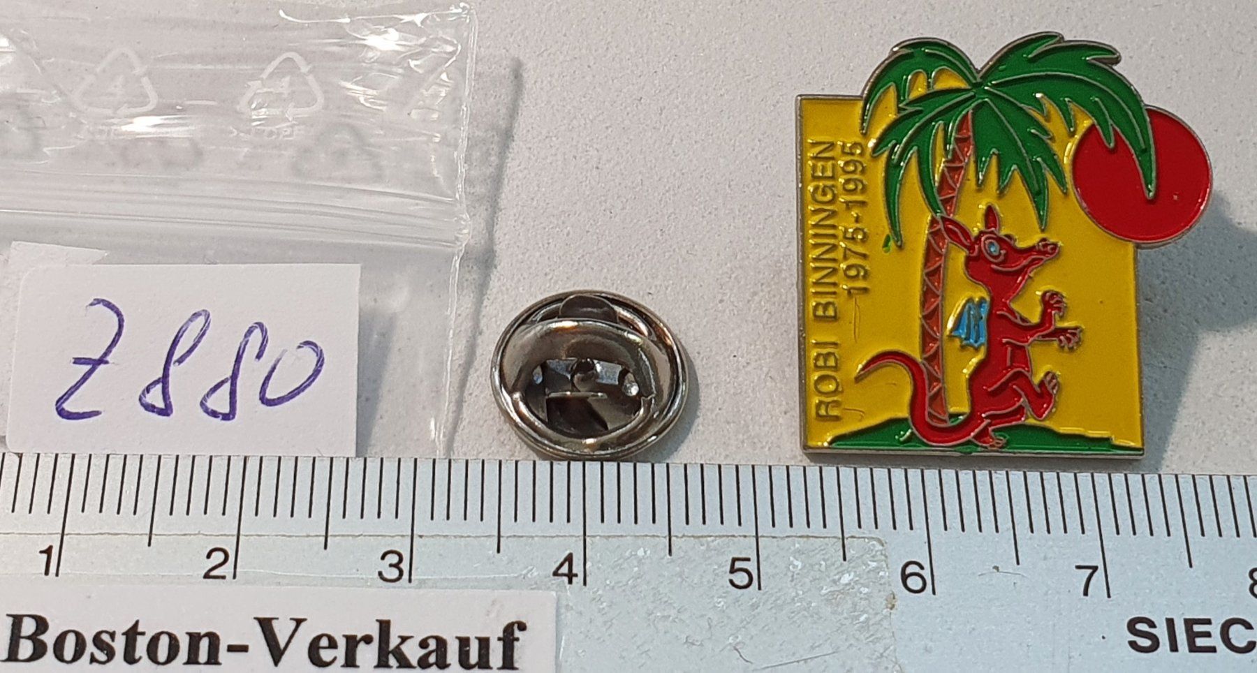 Placchette & Badge: Z880 - Pin ROBI Binningen 1975 - 1995 – Usato da Reinach BL venduto da Boston-Verkauf 2