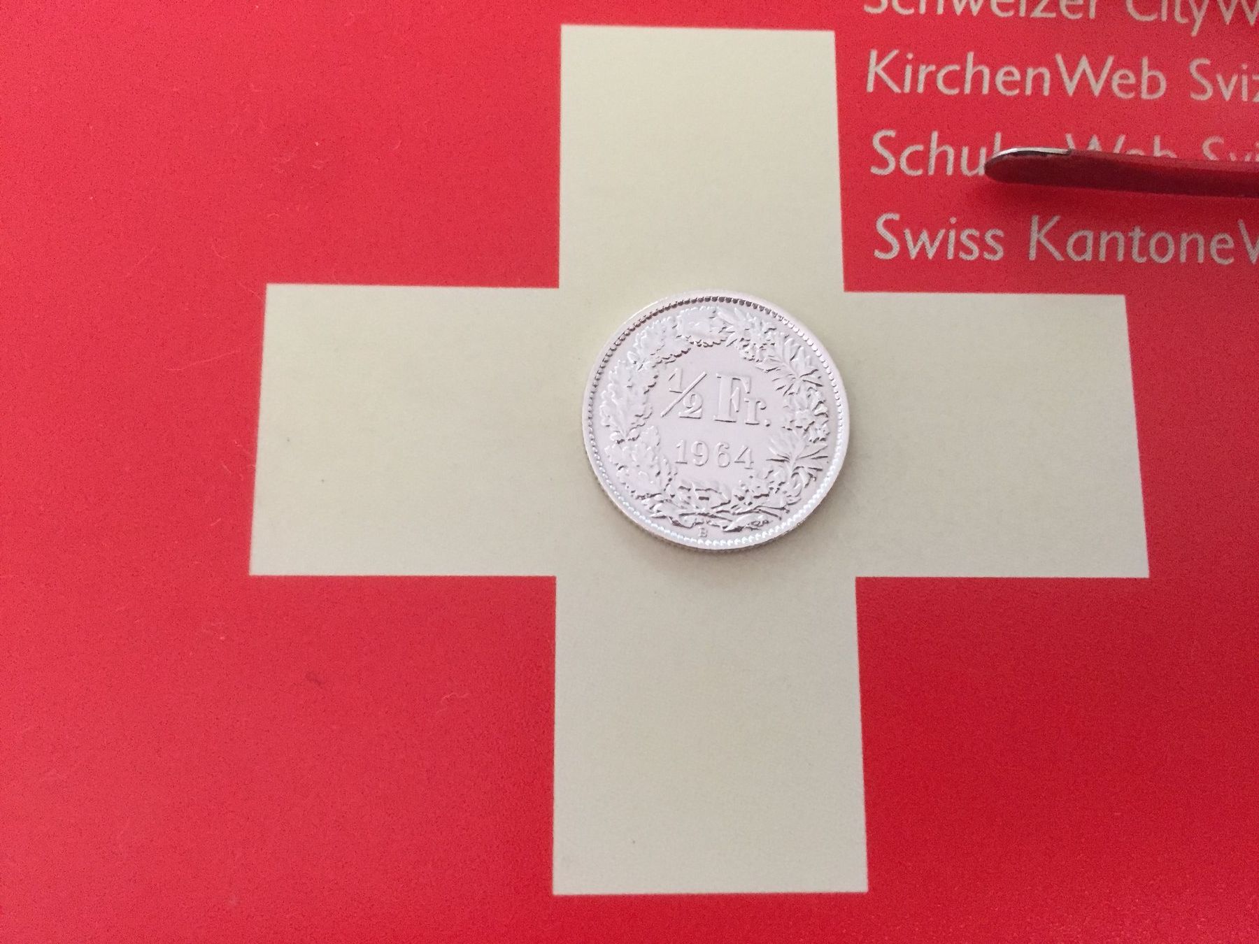 Alle Münzen: 1/2 Franken 1964 vz/unz – Gebraucht aus Elsau von herbybay 3