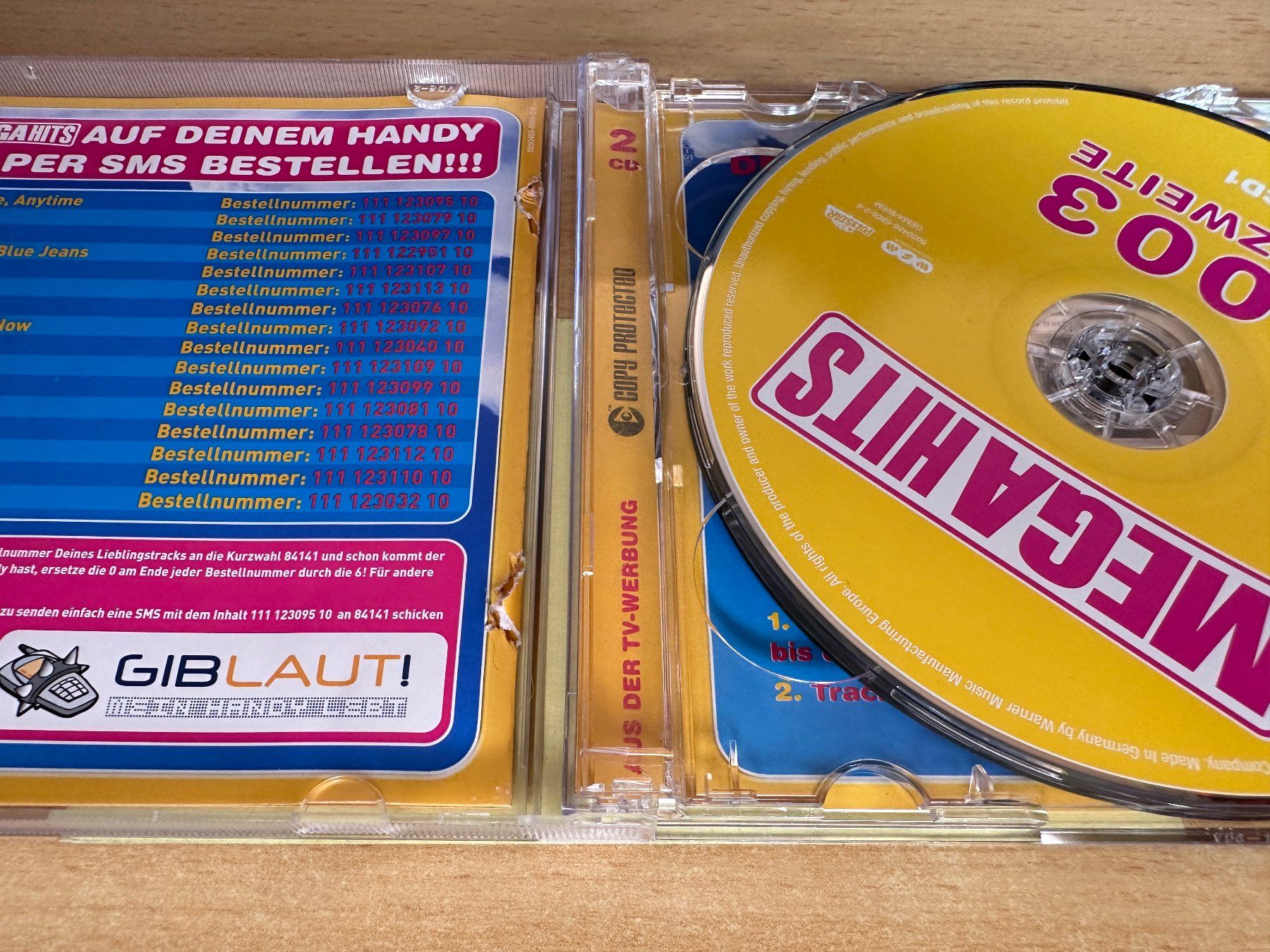 CD: Various – Mega Hits 2003 Die Zweite - 2 CD – Usato da Rikon im Tösstal venduto da Alpenmutz 2