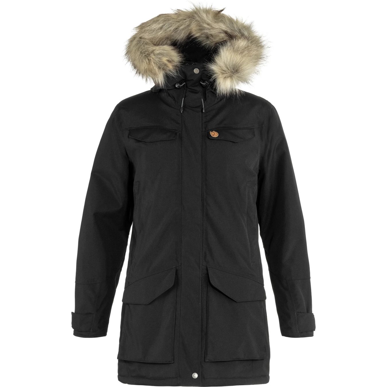 Fjällräven Cappotti: Fjällräven NUUK PARKA W schwarz – Nuovo (secondo la descrizione) da Zürich venduto da vpap12