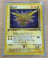 Cartes Pokémon Élector et Artikodin (édition 1) 