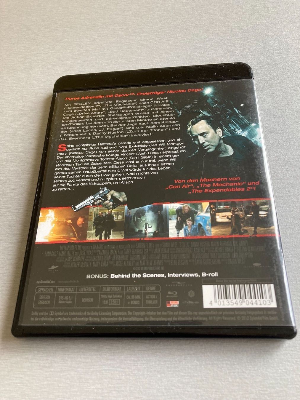 Tutti i DVDs: STOLEN - Bluray – Usato da Wald ZH venduto da Liedermacher 1
