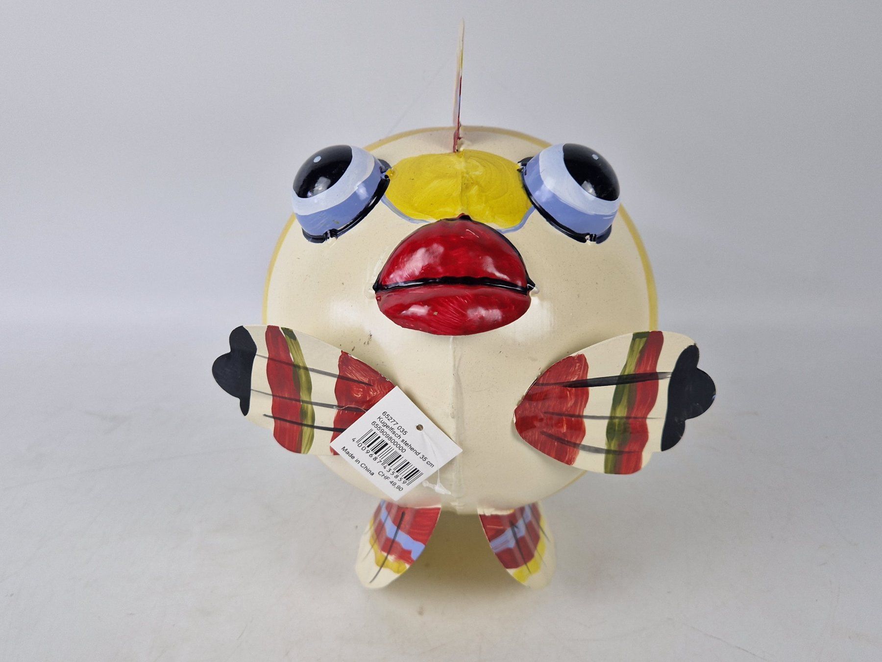 Figurines: Gelb/Schwarz/Roter Kugelfisch – D'occasion à Muhen par Restwert_Muhen