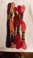DMC Stickgarn, 6 Stück, Herbstfarben, Basteln, Top Zustand