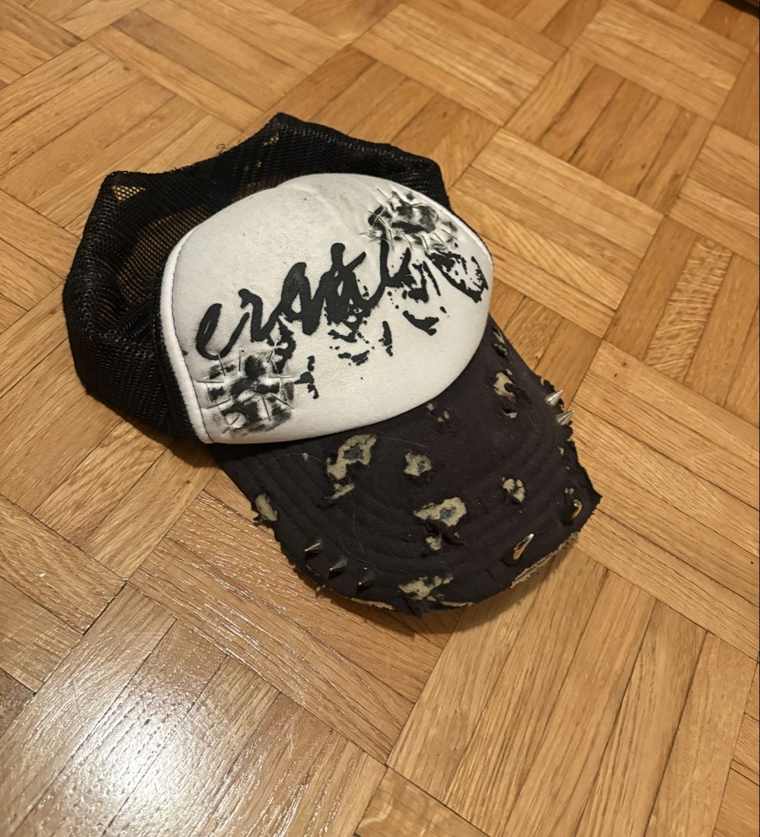 Copricapi, berretti & cappellini: Costum punk trucker hat – Usato da Minusio venduto da Lollezo 2