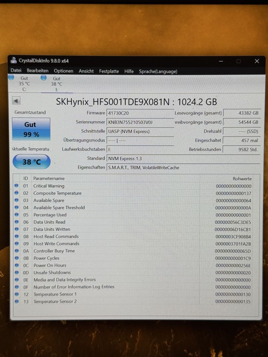 Dischi rigidi: SKHynix 1TB NVMe SSD – Usato da Goldau venduto da vcore 1