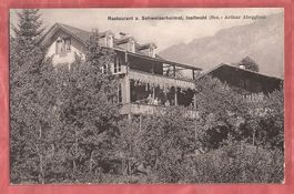 Iseltwald am Brienzersee Restaurant Schweizerheimat ca. 1915