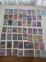 Lot de 57 cartes Pokémon diverses neuves....ENG, JAP, FR