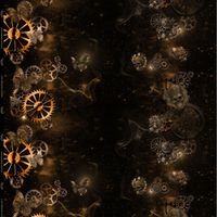 Jersey Steampunk "Skullflyers of time" Stoff je m