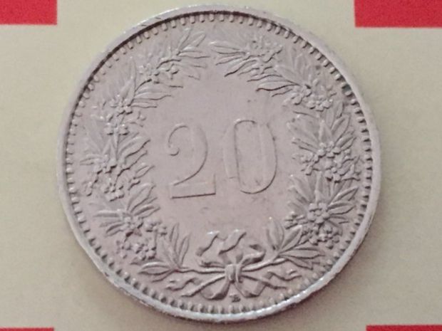 Tutti le monete: 20 Rappen 1996 ss-vz – Usato da Elsau venduto da herbybay 1