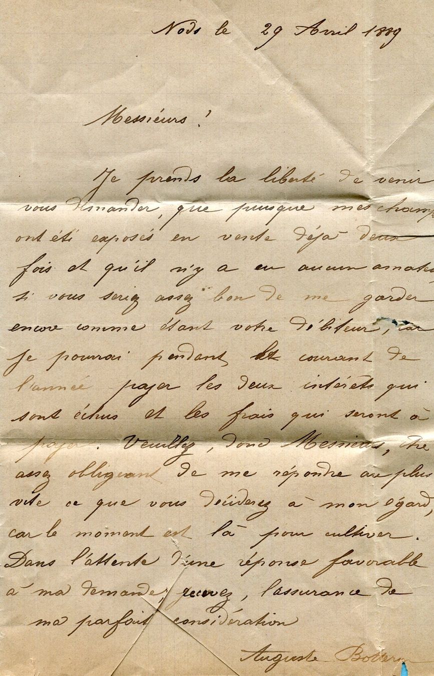 Tutti i francobolli: Faltbrief von Mods nach Bern 1889 – Usato da Opfikon venduto da cleocat-vb 1