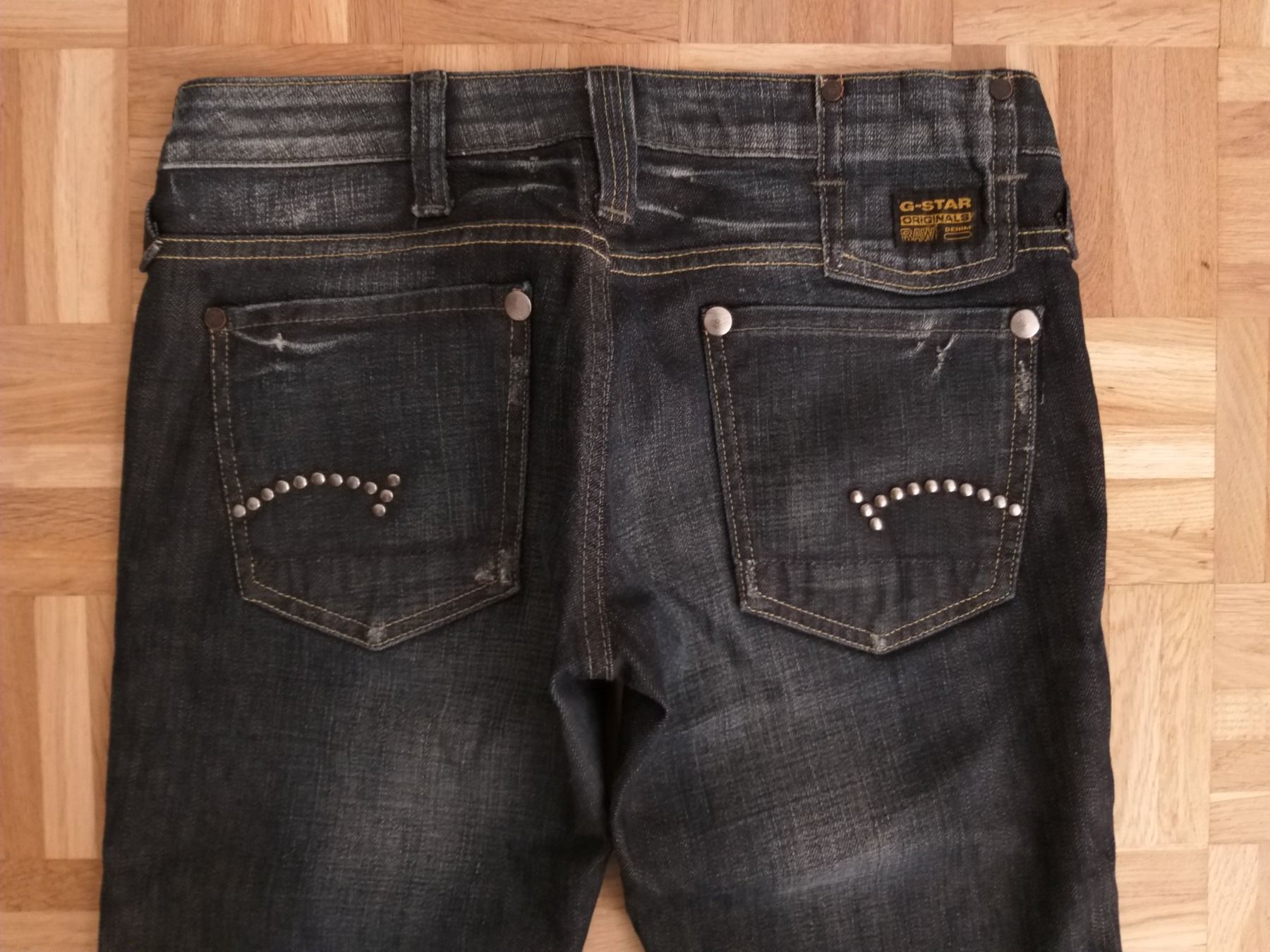 G-Star Jeans: G-STAR RAW Jeans STUDS STRAIGHT WMN taille / Grosse W28 – Gebraucht aus Cossonay-ville von Super-Price-Quality 6