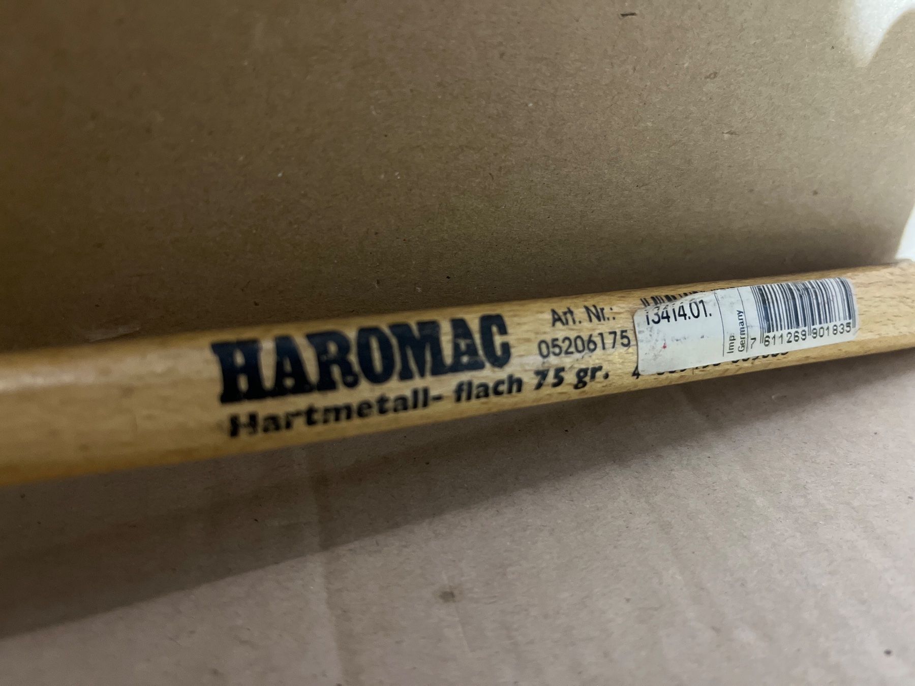 Tutti gli attrezzi: Haromac Fliesenhammer flach 75gr. – Nuovo e nell'imballaggio originale da Tann venduto da Mad_less 1