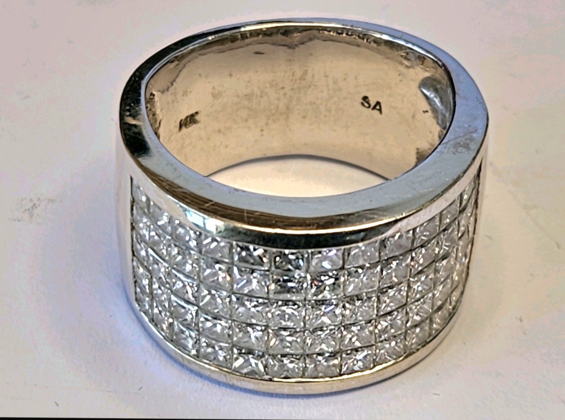Bagues: Weissgoldring Diamanten – Neuf (Voir description) à Zürich par adriben 7