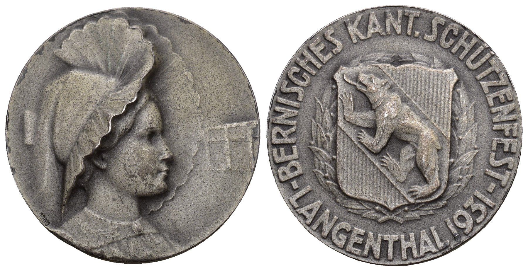 Medaillen: Lanenthal 1931 Medaille – Gebraucht aus Bern von numismatictops