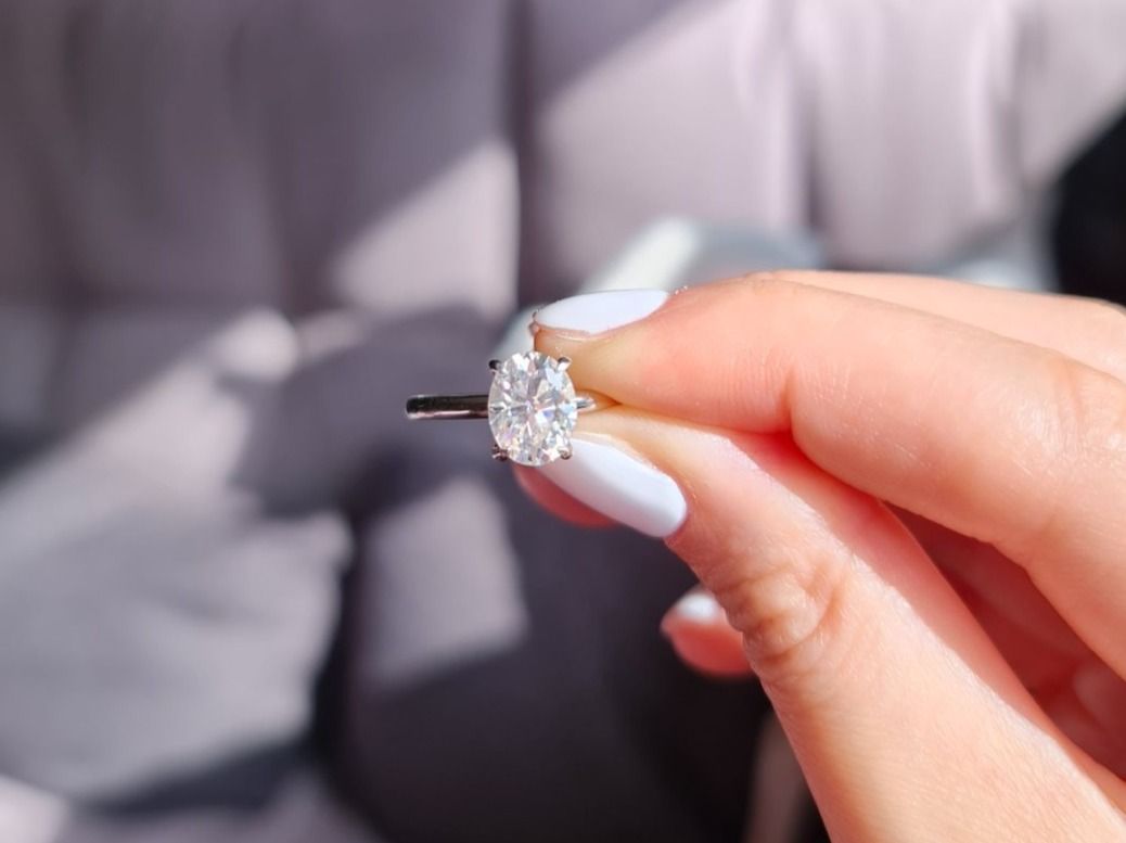 Anelli: Solitaire Moissanit Ring oval 2 carat Grösse 54 – Nuovo e nell'imballaggio originale da Kriens venduto da Jul_8D 3