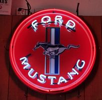 Ford Mustang Neonlampe - US-Originale, Vintage