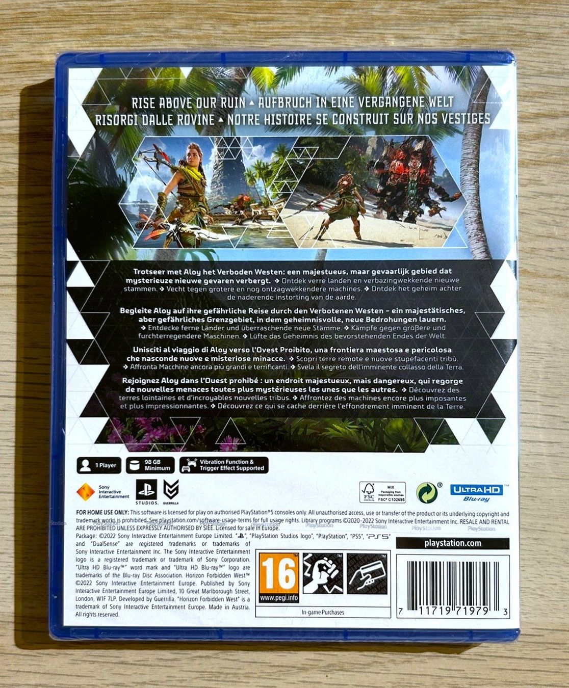 Sony Giochi: Horizon Forbidden West PS5 NEU – Nuovo e nell'imballaggio originale da St. Gallen venduto da Alpine.Arcade 1