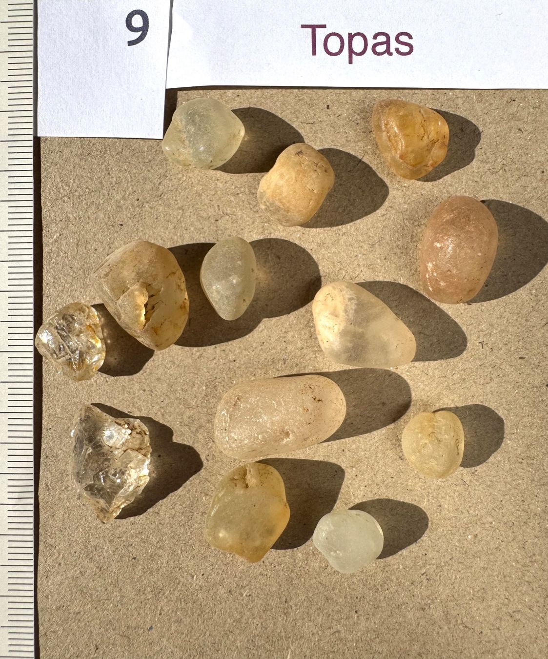 Edelsteine: Topas  Topaze aus Namibia unbehandelt nature    Rohstein – Neu und originalverpackt aus Leuggern von gemshow 5