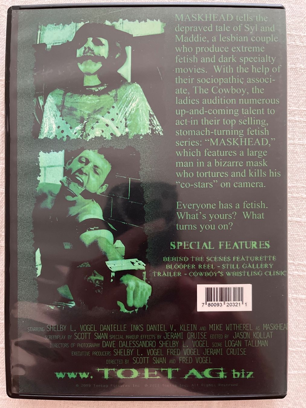 Tutti i DVDs: Maskhead – Usato da Basel venduto da patku79 1
