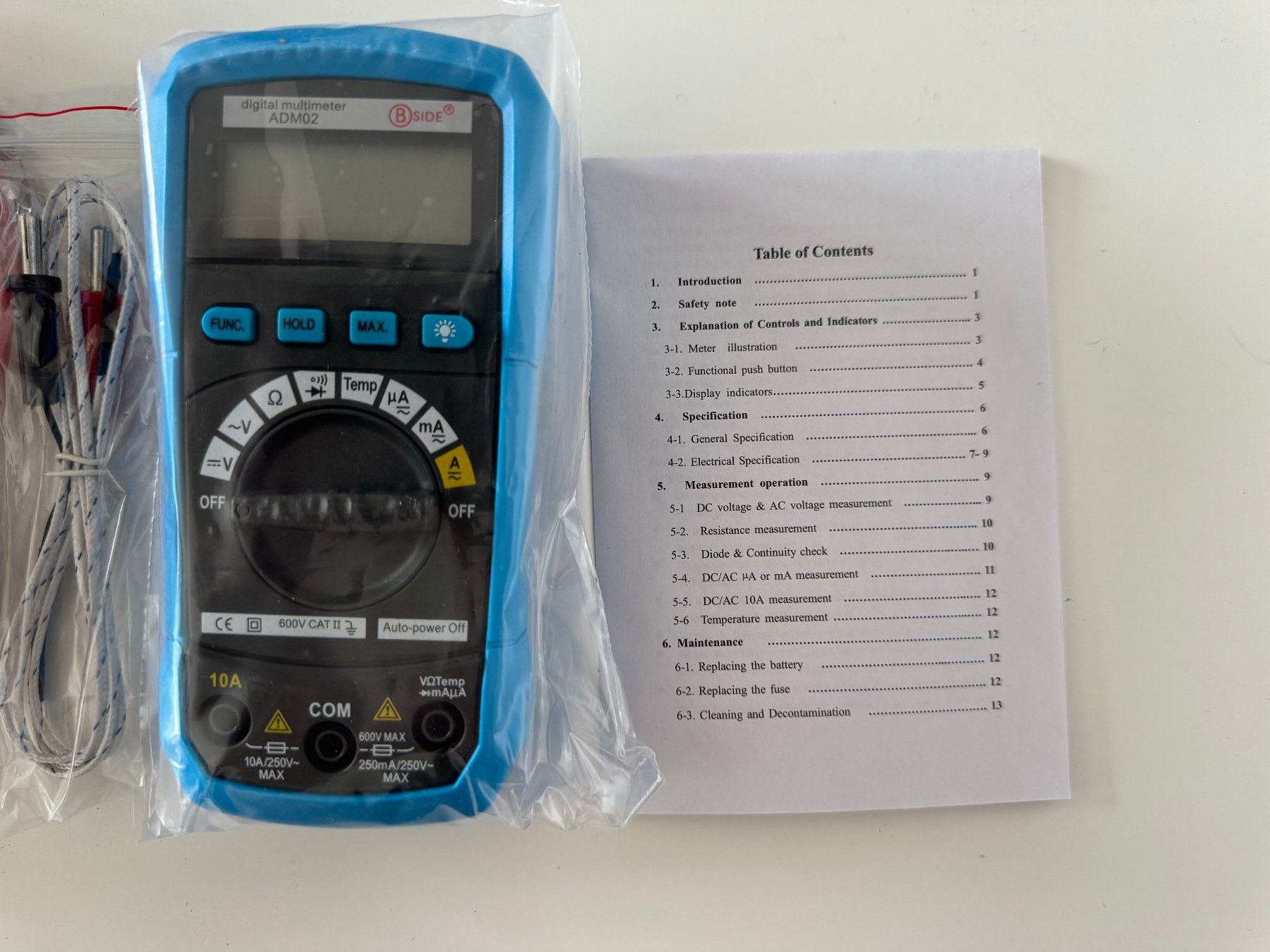 Misurare: Bside ADM02 Digital Multimeter NEU – Nuovo e nell'imballaggio originale da Rheinfelden venduto da Eldritchwitch 3